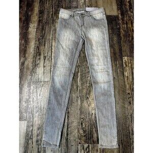 Jennifer Lopez Grey Skinny Mid Rise Jeans -‎ Womens Size 2 (27x30) NWT